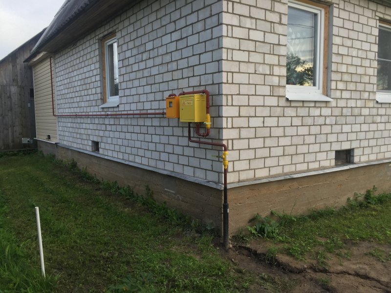 Подводка газа к дому