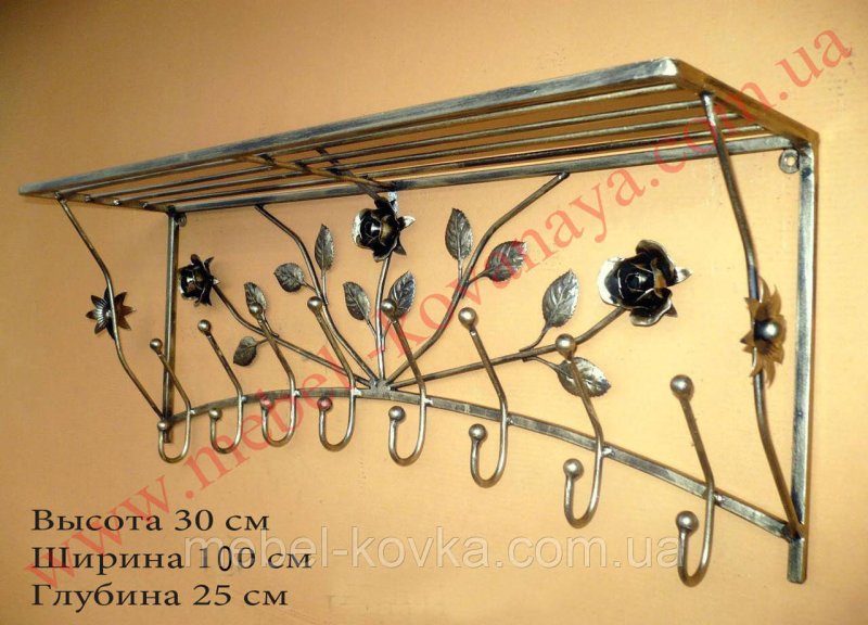 Кованые вешалки