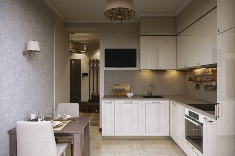 Интерьер кухни 9 кв метров
