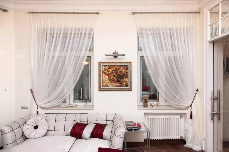 Curtains in livingroom в хрущёвке
