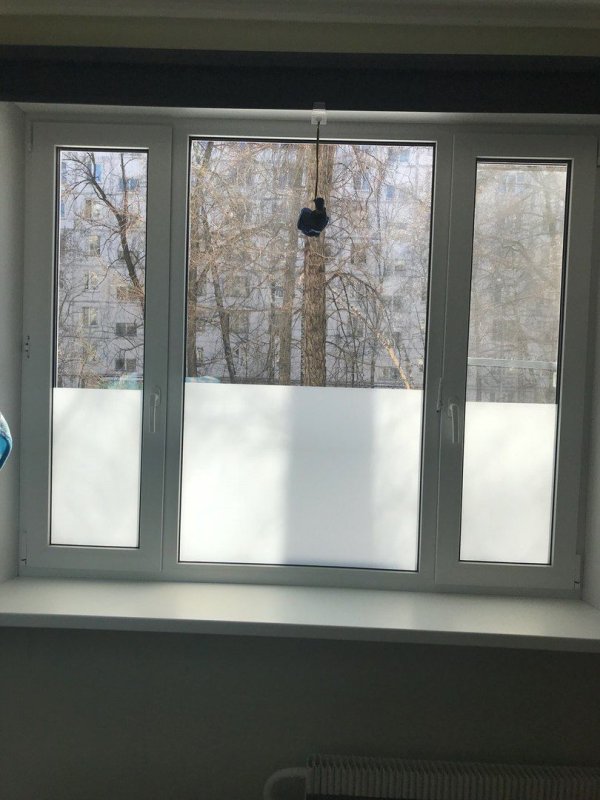 Окно с матовым стеклом