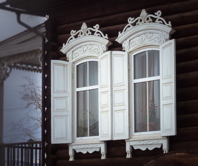 Красивые ставни