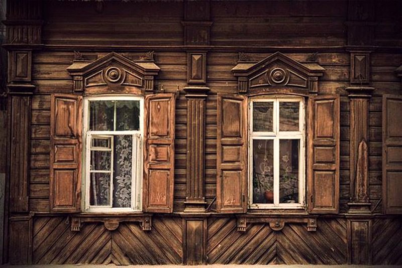 Окна старинных домов