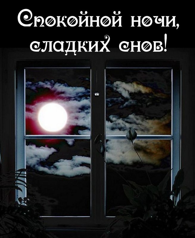 Луна в окне