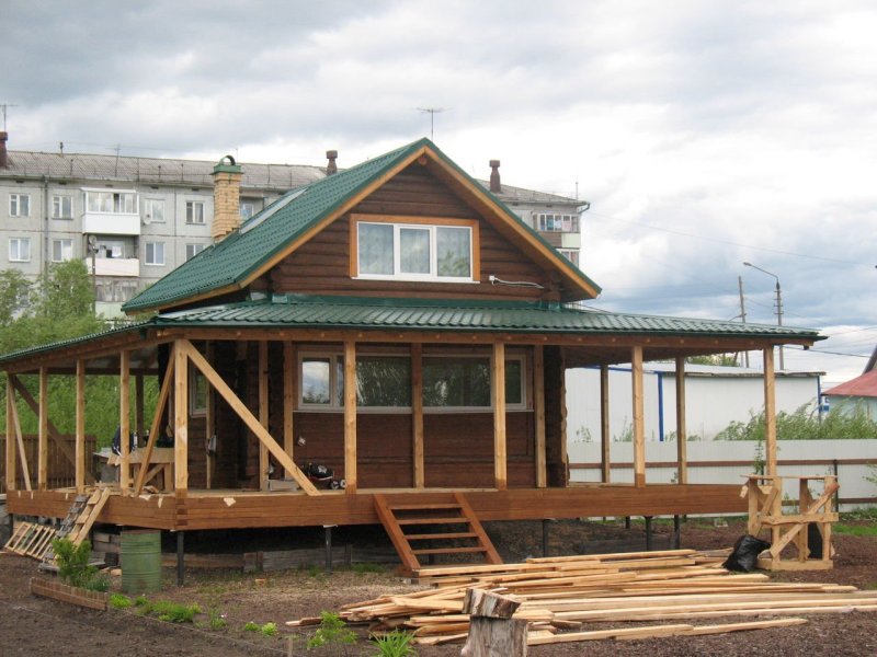 Беседка брусовая Gazebos