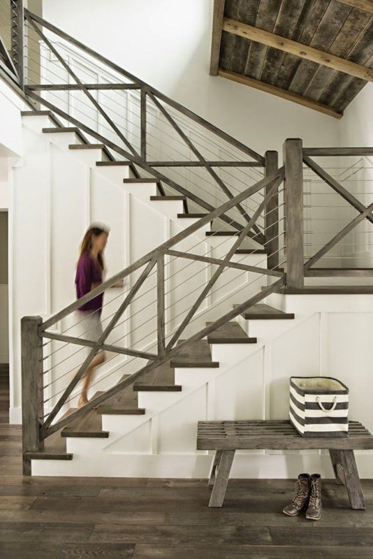 Лестница dvuxmarshevaya Loft