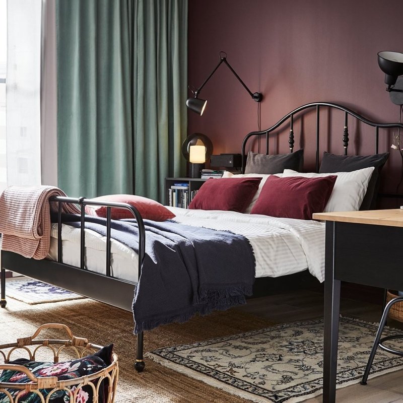 Железная кровать ikea