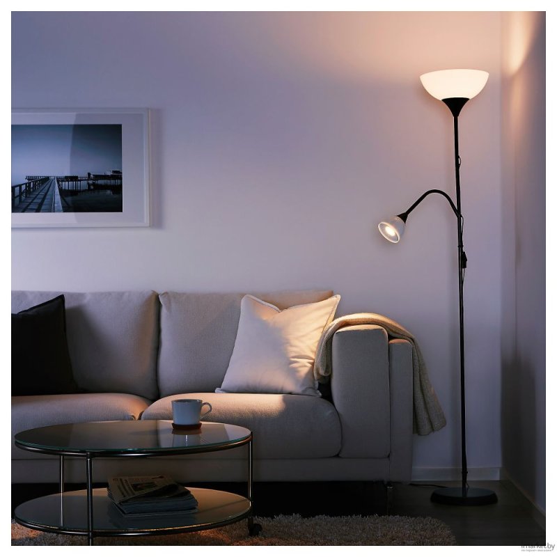 Светильник напольный, белый ikea Holmö ХОЛЬМЭ 603.941.22
