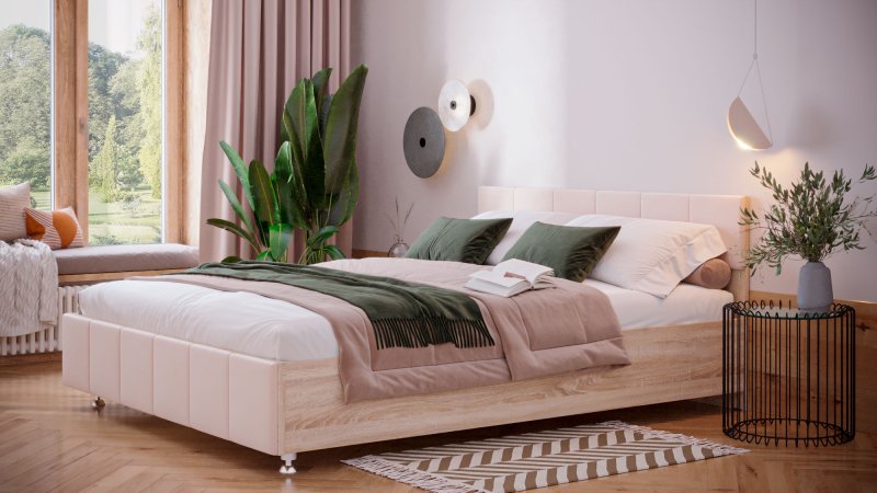 Кровать с ПМ 200*180 Ofelia Lux Askona