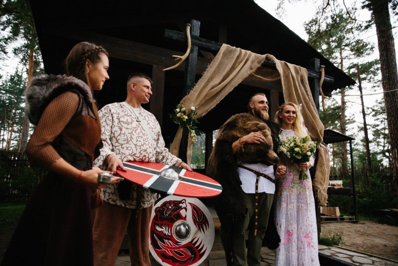 Свадьба в стиле викингов