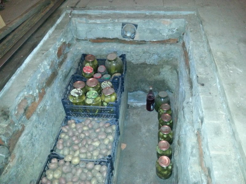 Яма для хранения овощей