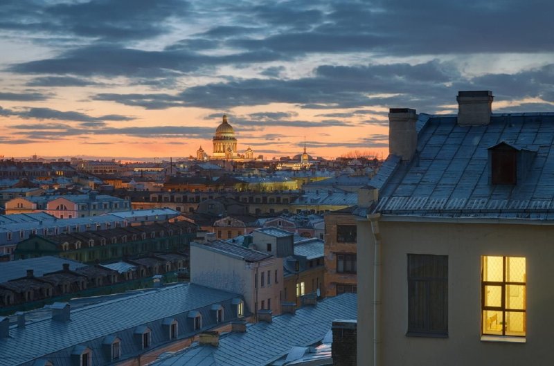 Санкт Петербург с крыш Невского