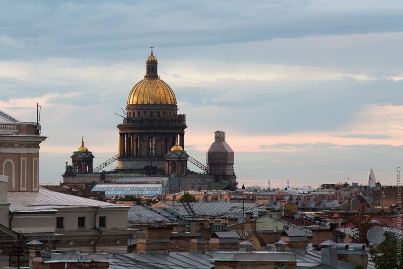 Исакиевский собор вид с крыши