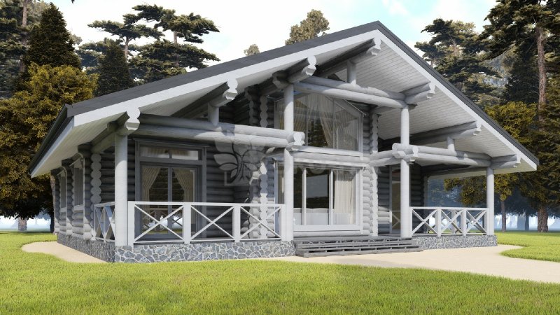 Загородный дом на Медном озере "Honka" 450м2