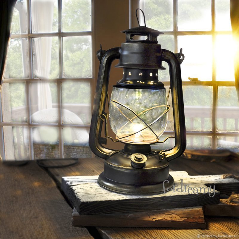 Led Storm Lantern лампа керосинка