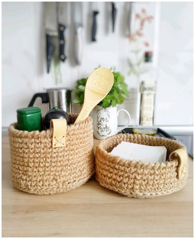Ikea корзины из джута