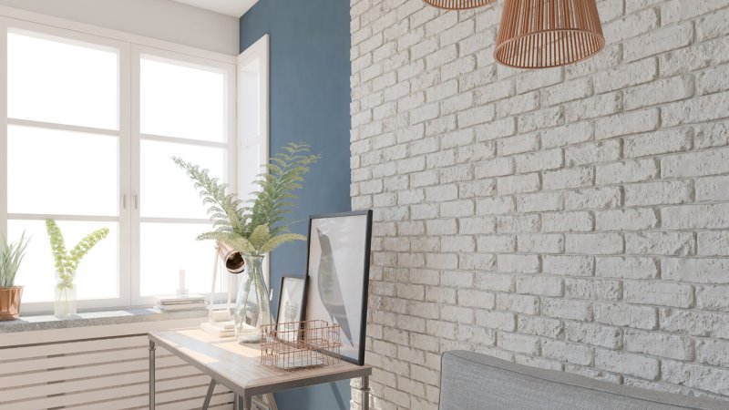3d cамоклеющиеся панели "кирпич Оникс" (Brick Beige-White)