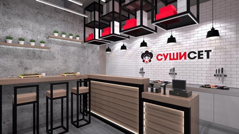 Суши бар интерьер