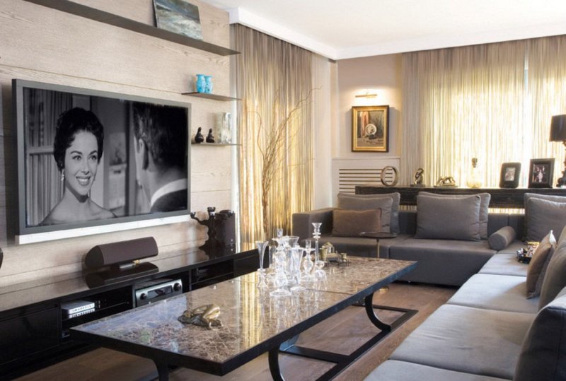 TV интерьер