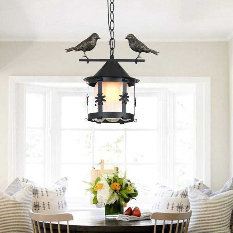 Loft industry - Glass Bird Chandelier люстра