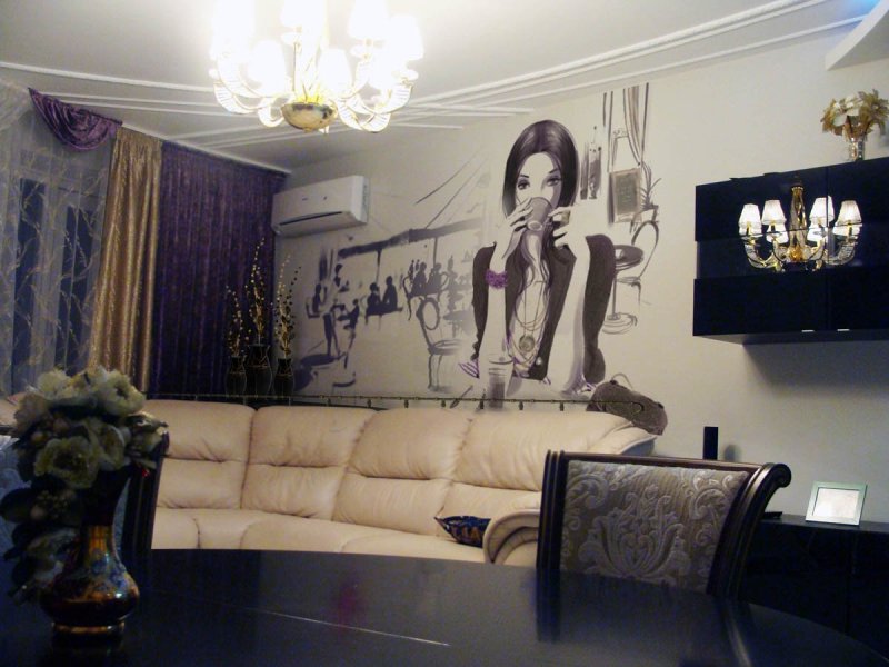 Фрески в интерьере