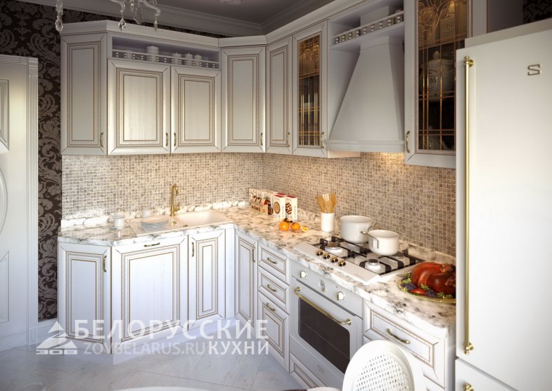 Кухня МДФ патина классика 2020