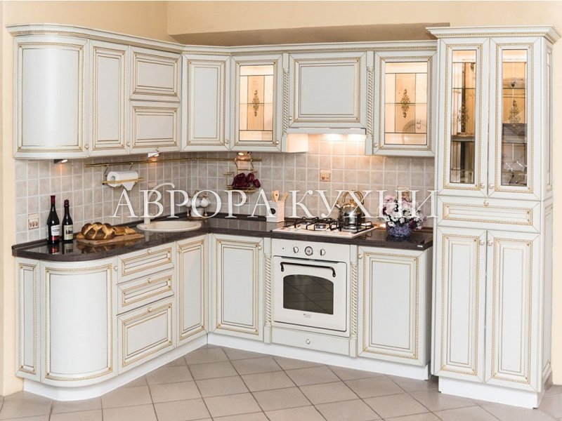 Кухня Люция кремона слоновая кость с патиной