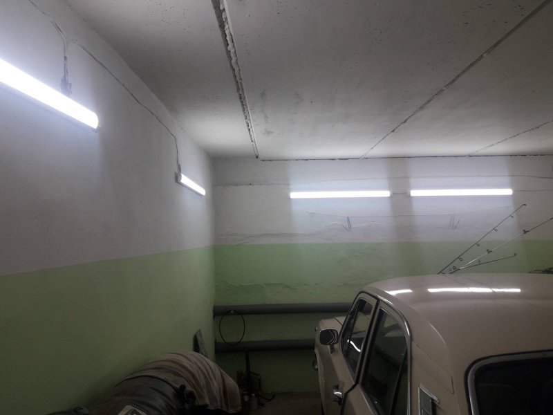 Освещение в гараже 4 на 6