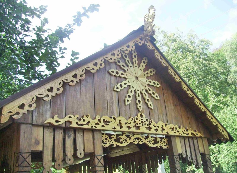 Прорезная резьба балюстрада