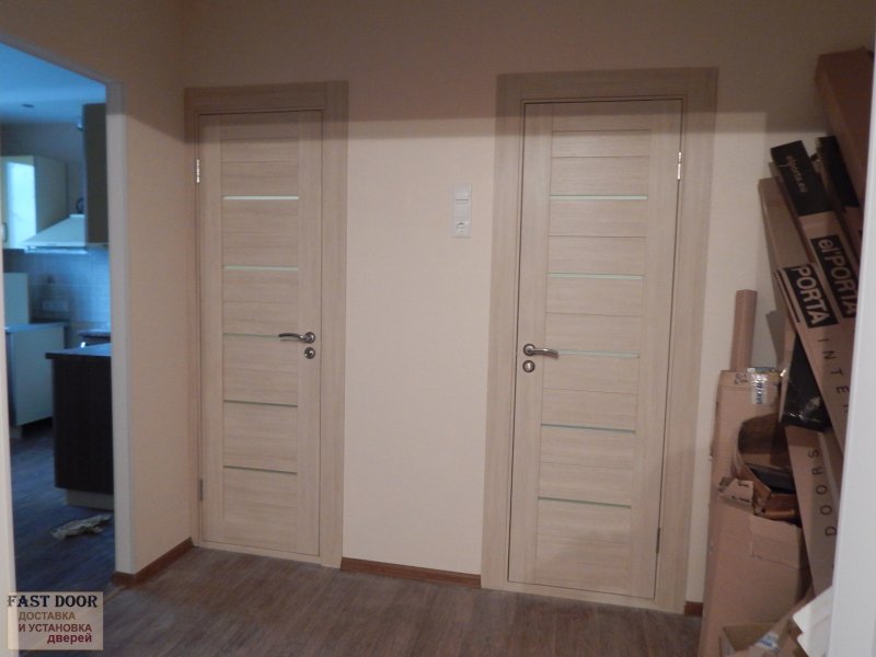 Межкомнатная дверь с экошпоном порта-21 Grey Veralinga
