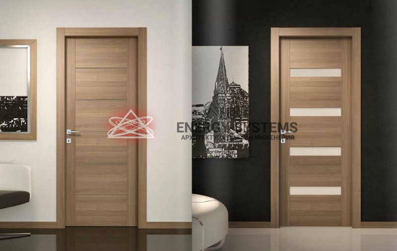 Дверное полотно foret Light линия Акация черная