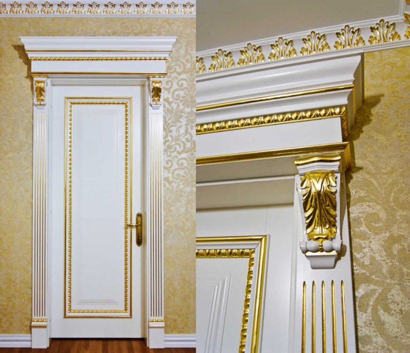Молдинг на двери межкомнатные