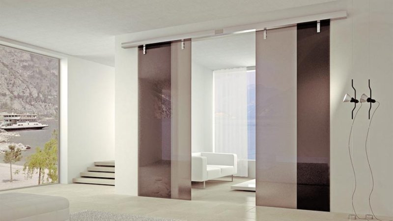 W-001/Air Glass. Раздвижная система цельностеклянная