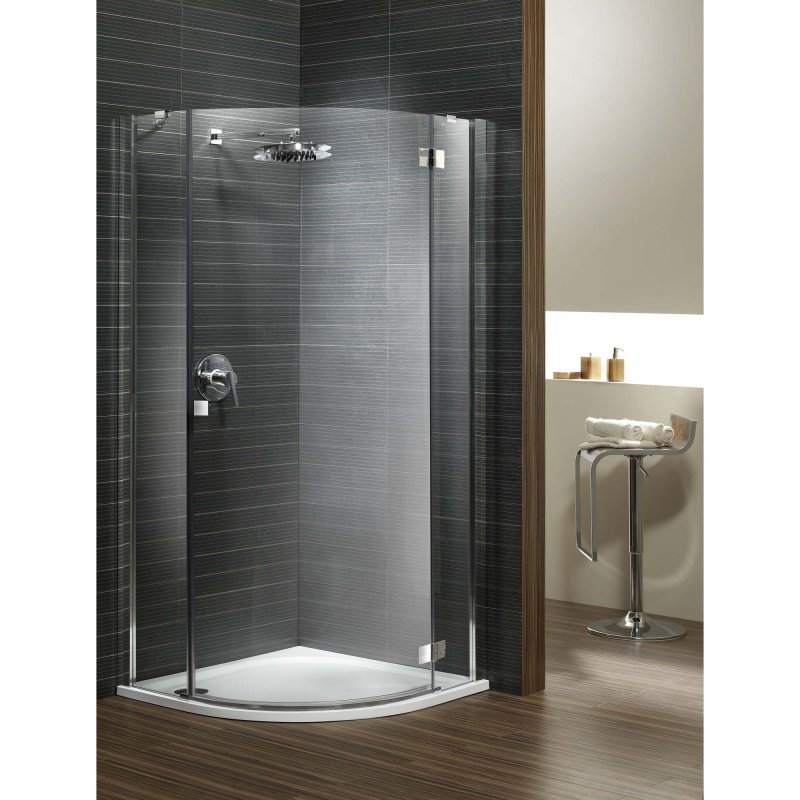 Душевая перегородка 601 70 см стационарная Oporto Shower матовое стекло
