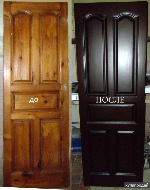 Реконструкция деревянных дверей