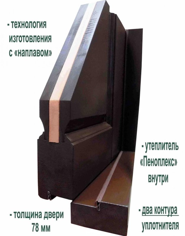 Двери входные деревянные b0060