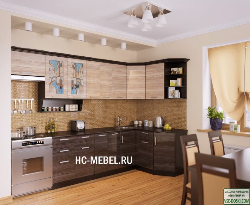 Кухня Венеция массива