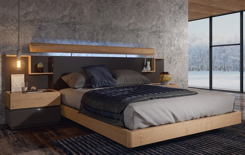 Кровать двуспальная 180х200 дизайнерская
