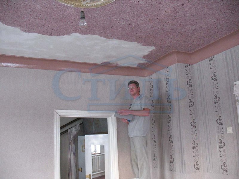 Жидкие обои для патолкий