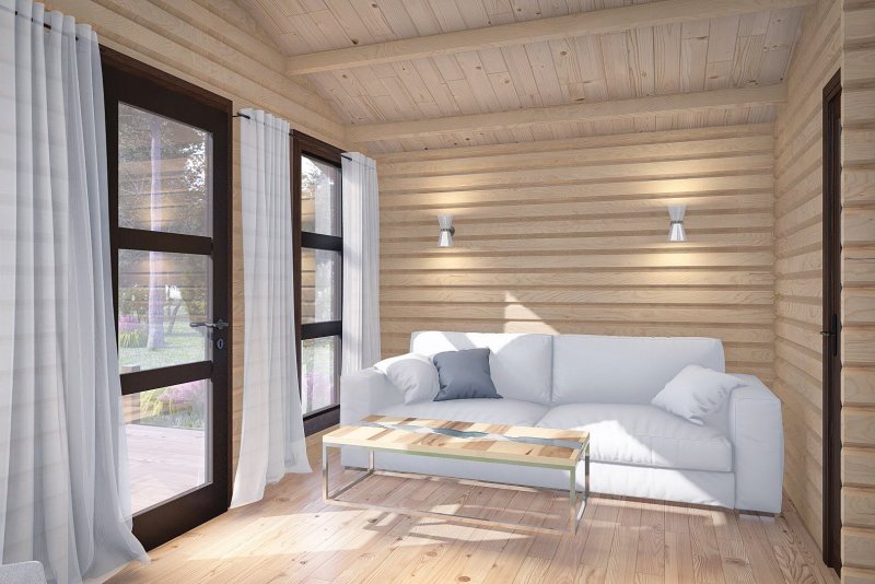 Tikkurila зеленый имитация бруса