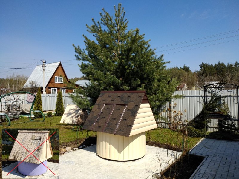 Домик для колодца