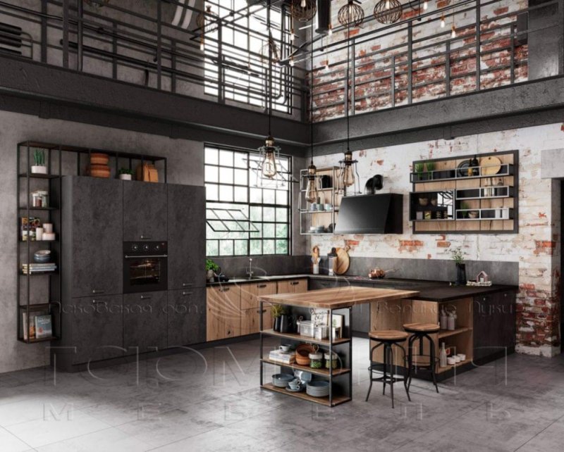 Loft Design мебель kuhnya