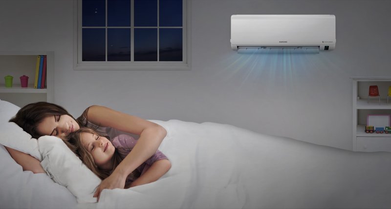 Good Sleep на кондиционере Samsung