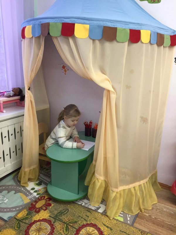 Уголок уединения в детском