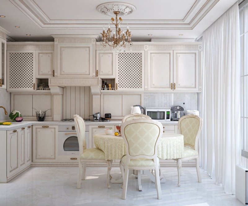 Классический интерьер кухни