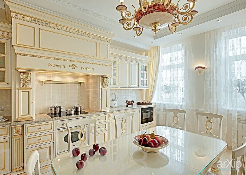 Классический интерьер кухни