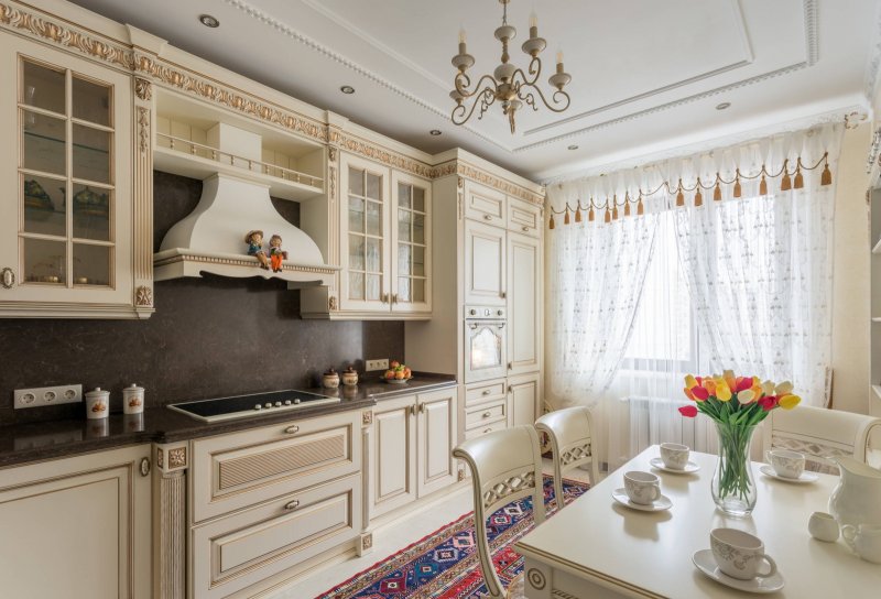 Кухня Неоклассика Мария белая