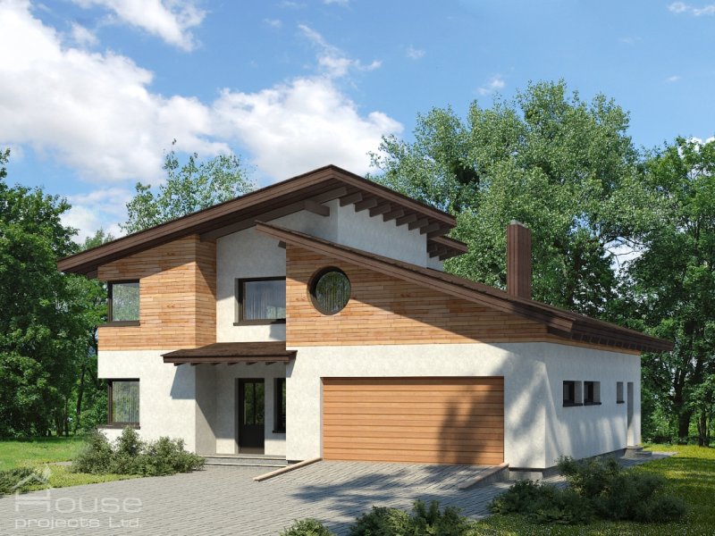Tiny House с односкатной крышей