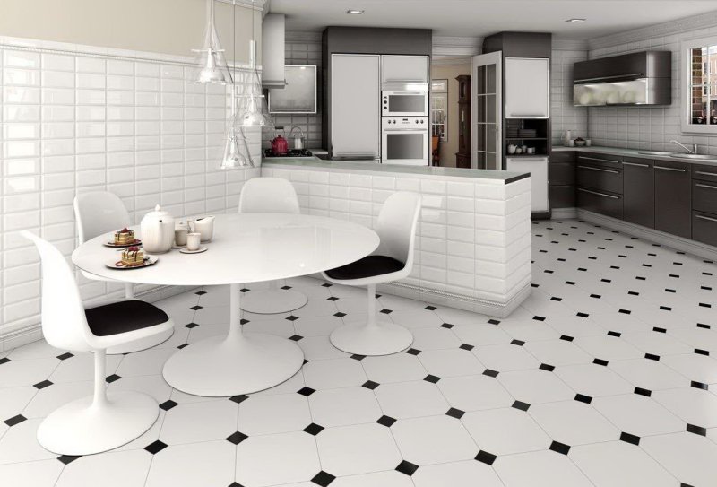 Плитка напольная Octagon Blanco Mate