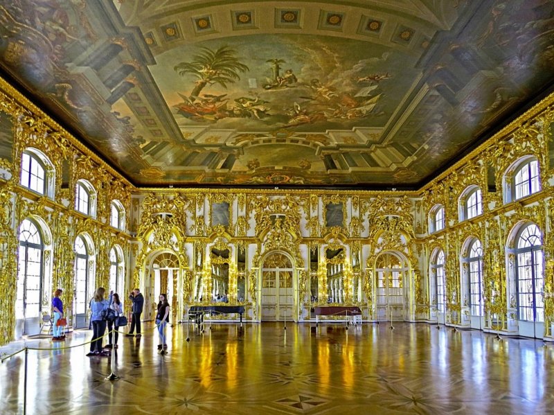 Екатерининский дворец в Санкт-Петербурге внутри
